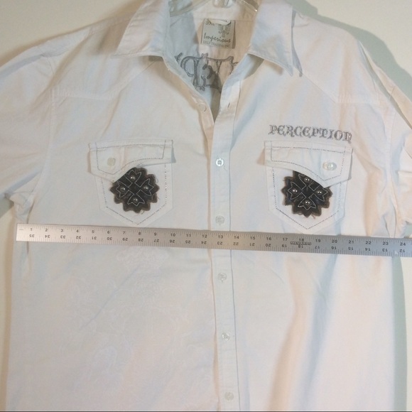 Impervious Perception Embroidered Shirt *STAINS - Picture 3 of 9